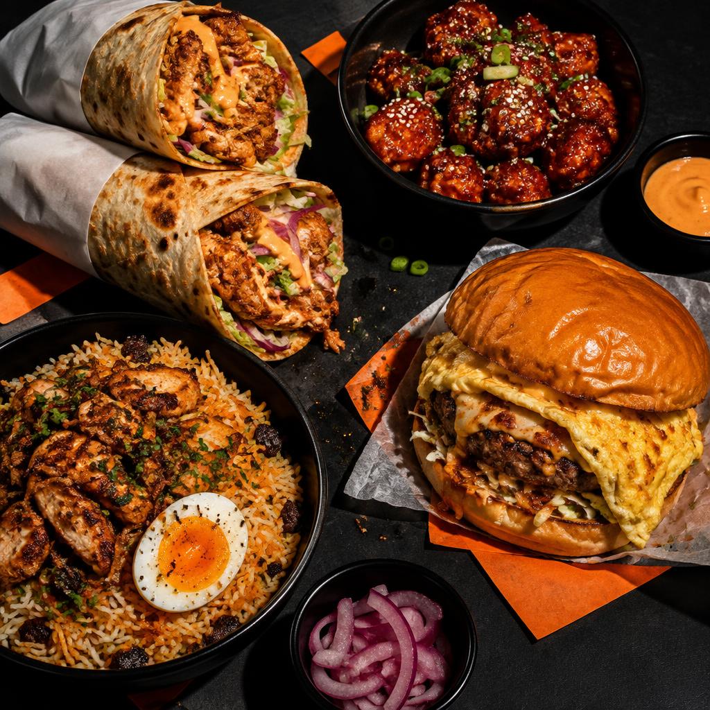 A spread of The Tummy Section favourites